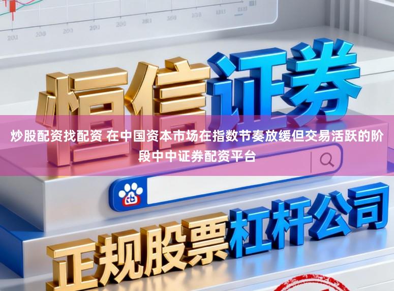 炒股配资找配资 在中国资本市场在指数节奏放缓但交易活跃的阶段中中证券配资平台