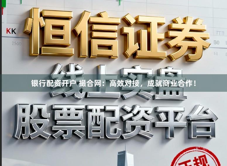 银行配资开户 撮合网：高效对接，成就商业合作！